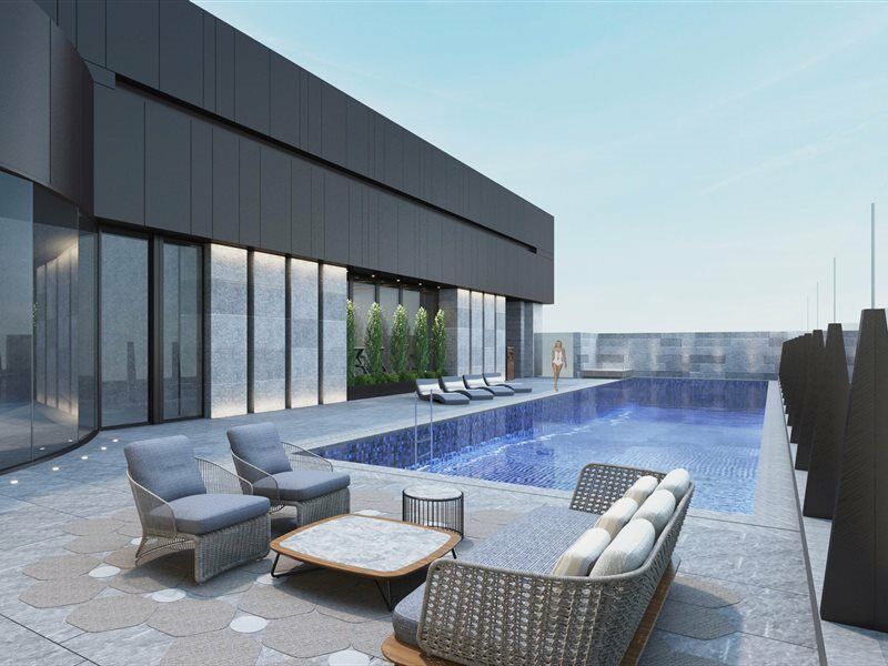 Alva Hotel By Royal Hong Kong Exterior foto The rooftop pool at the hotel